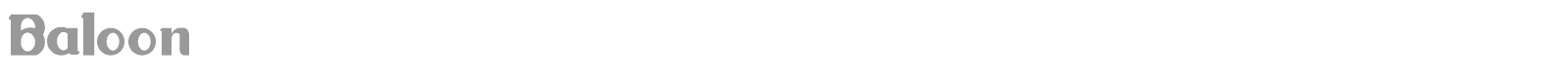Baloon font preview